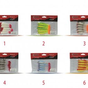 Captain 3569 Style Soft 8 cm Levrek Silikonu 5'li Paket Suni Yem