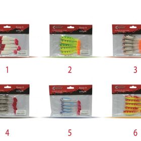 Captain 3569 Style Soft 8 cm Levrek Silikonu 5'li Paket Suni Yem