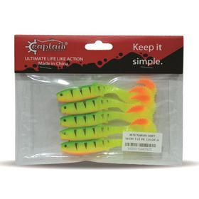 Captain 3571 10 cm 5'li Pk Color:4 Taıfun Soft yem