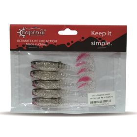 Captain 3571 6 Taifun Soft 10 cm Levrek Silikonu 5'li Paket Suni Yem