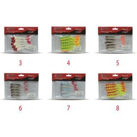 Captain 3571 6 Taifun Soft 10 cm Levrek Silikonu 5'li Paket Suni Yem