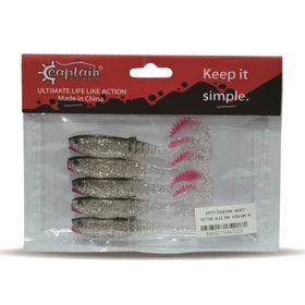 Captain 3571 6 Taifun Soft 10 cm Levrek Silikonu 5'li Paket Suni Yem
