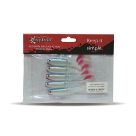 Captain 3571 7 Taifun Soft 10 cm Levrek Silikonu 5'li Paket Suni Yem