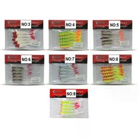Captain 3571 8 Taifun Soft 10 cm Levrek Silikonu 5'li Paket Suni Yem