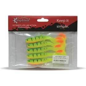 Captain 3571 Taifun Soft 10 cm Levrek Silikonu 1 Adet Suni Yem