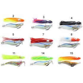 Captain 3581 11 cm 14 Oktopus Squid Size 3.5 Kalamar Zokası