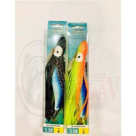 Captain 3581 11 cm Oktopus Squid Size 3.5 Kalamar Zokası