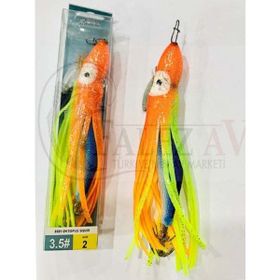 Captain 3581 Oktopus Squid Size 3.5 02 11 cm Kalamar Zokası