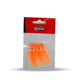 Captain 3593 024 Octopus Pride 5 cm Ahtapot Sübye 5'li Paket Suni Yem