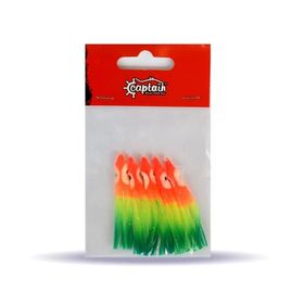 Captain 3593 024 Octopus Pride 5 cm Ahtapot Sübye 5'li Paket Suni Yem