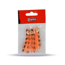 Captain 3594 2 Octopus Curly 6 cm Ahtapot Sübye 5'li Paket Suni Yem