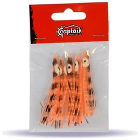 Captain 3594 2 Octopus Curly 6 cm Ahtapot Sübye 5'li Paket Suni Yem