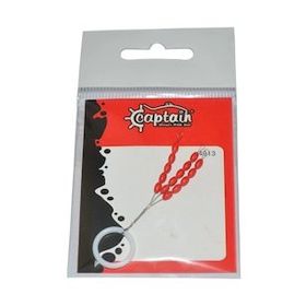 Captain 4913 Stoper 3x5'li Paket Kırmızı Silikon Stopper