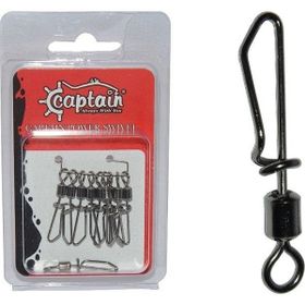 Captain 5027 Speed 10'lu Black Nikel Kilitli Klips