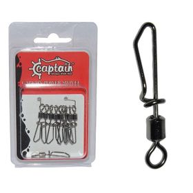 Captain 5027 Speed 10'lu Black Nikel Kilitli Klips