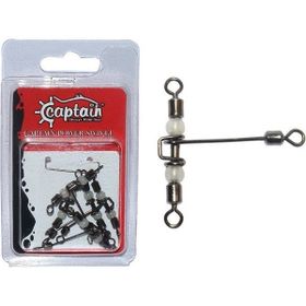 Captain 5126 Üçlü 5'li Black Nikel Uzun T Fırdöndü