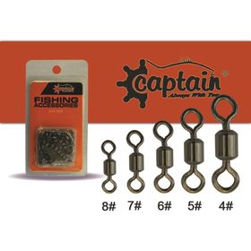 Captain 5195 Black-Nickel No:7 100'lü Fırdöndü