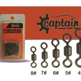 Captain 5195 Black-Nickel No:7 100'lü Fırdöndü
