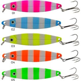 Captain 6150 Zebra Glow 5 9 cm 28 gr Lüfer Kaşığı