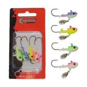 Captain 6416 Jig Head Rapstory 4'lü Mix Set Kaşıklı Jig Head