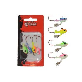 Captain 6416 Jig Head Rapstory 4'lü Mix Set Kaşıklı Jig Head