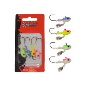 Captain 6416 Jig Head Rapstory 4'lü Mix Set Kaşıklı Jig Head