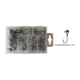 Captain 6435 7 gr 30 Adet Compact Eco Kutulu Jig Head Seti