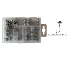 Captain 6435 7 gr 30 Adet Compact Eco Kutulu Jig Head Seti