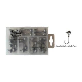 Captain 6435 7 gr 30 Adet Compact Eco Kutulu Jig Head Seti
