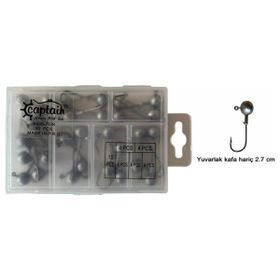 Captain 6435 7 gr 30 Adet Compact Eco Kutulu Jig Head Seti