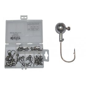 Captain 6436 Compact Eco Mix Kutulu 2-3-5-7 gr 34'lü Set Jig Head Seti