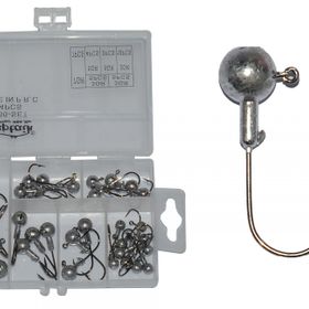 Captain 6436 Compact Eco Mix Kutulu 2-3-5-7 gr 34'lü Set Jig Head Seti