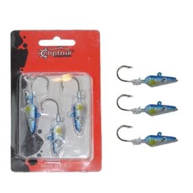 Captain 6457 Color 7 15 g 3'lü Jighead Ultimate Sardine