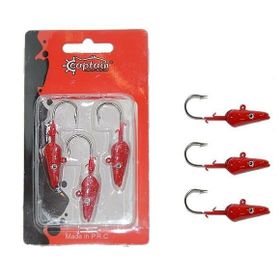 Captain 6457 Color 7 15 g 3'lü Jighead Ultimate Sardine