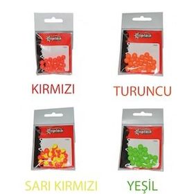 Captain 7665 20’li Paket Renkli Boncuk Yuvarlak 75 mm Plastik Boncuk