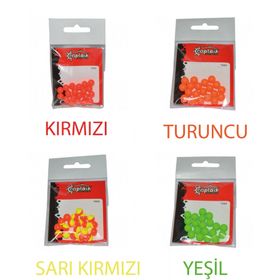 Captain 7665 20’li Paket Renkli Boncuk Yuvarlak 75 mm Plastik Boncuk