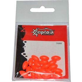 Captain 7666 20'li Paket Renkli Boncuk Oval 110 mm Plastik Boncuk