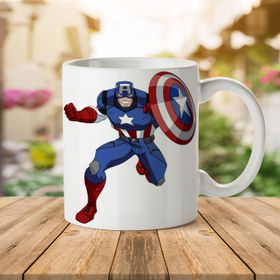 Captain America Hulk İron Man Porselen Kupa Bardak