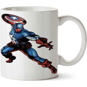 Captain America Masvel Capcom Baskılı Kupa