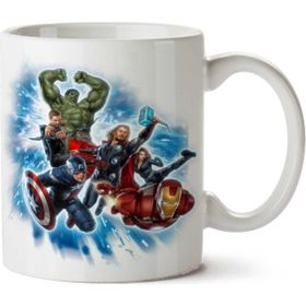 Captain America Thor Hulk Superhero Avengers Baskılı Kupa