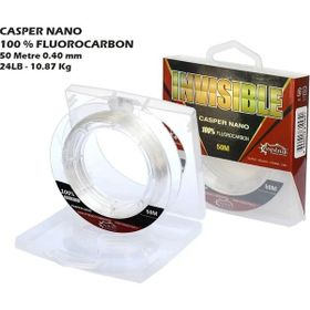 Captain Casper Nano %100 Fluoro Carbon 50 mt 0.40 mm Misina
