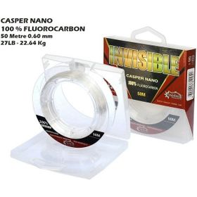 Captain Casper Nano %100 Fluoro Carbon 50 mt 0.50 mm Misina