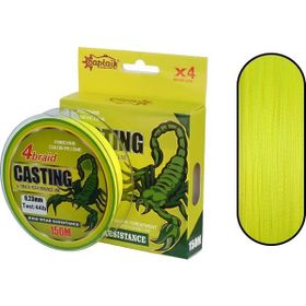 Captain Casting PE 4 Kat 150 mt Kırmızı 0.23 mm Spin İp Misina