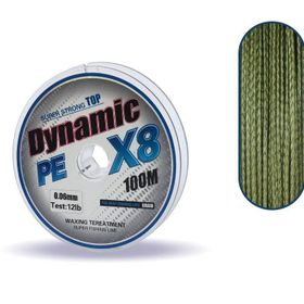 Captain Dynamic Soft Pe 8 Örgü İp 100 mt Yeşil 0.06 mm Misina
