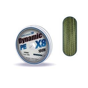 Captain Dynamic Soft Pe 8 Örgü İp 100 mt Yeşil 0.10 mm Misina