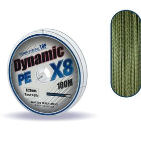 Captain Dynamic Soft Pe 8 Örgü İp 100 mt Yeşil 0.20 mm Misina