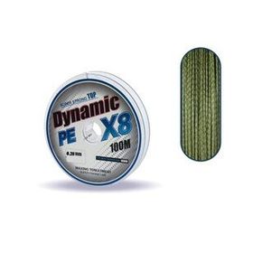 Captain Dynamic Soft Pe 8 Örgü İp 100 mt Yeşil 0.28 mm Misina