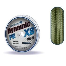 Captain Dynamic Soft Pe 8 Örgü İp 100 mt Yeşil 0.30 mm Misina