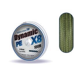 Captain Dynamic Soft Pe 8 Örgü İp 100 mt Yeşil 0.30 mm Misina