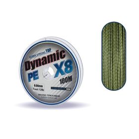 Captain Dynamic Soft Pe 8 Örgü İp Misina 100 mt Yeşil 0.80 mm Misina